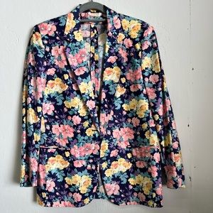 VINTAGE floral blazer